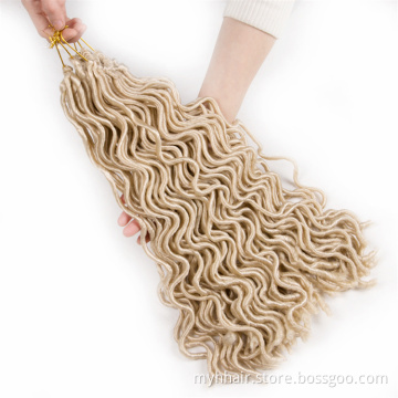 Faux Locs Body Wave curly 20 Inch 85 g/pack,24 strands/pack Synthetic Braiding Hair extensions Crochet Braid hair